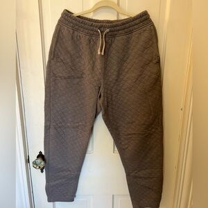 Men’s quilted sweatpants
